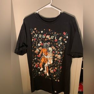YoungLA 449 washed drip T